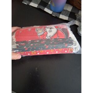 Christmas Face Mask Adult 50 Pieces Santa Reindeer Ornaments NWT